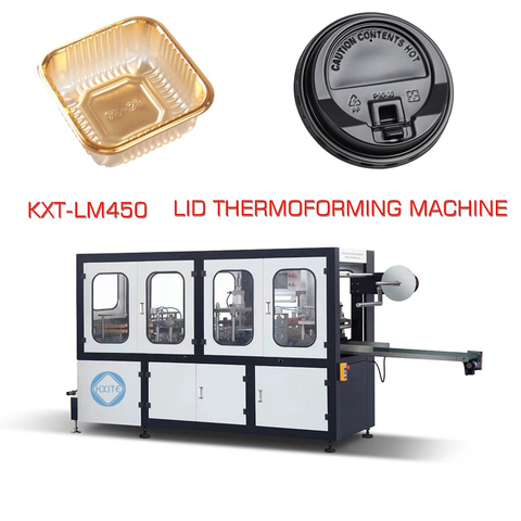 Pass Compression Test Plastic Food Storage Non-Leaking Lids Thermoforming Machine