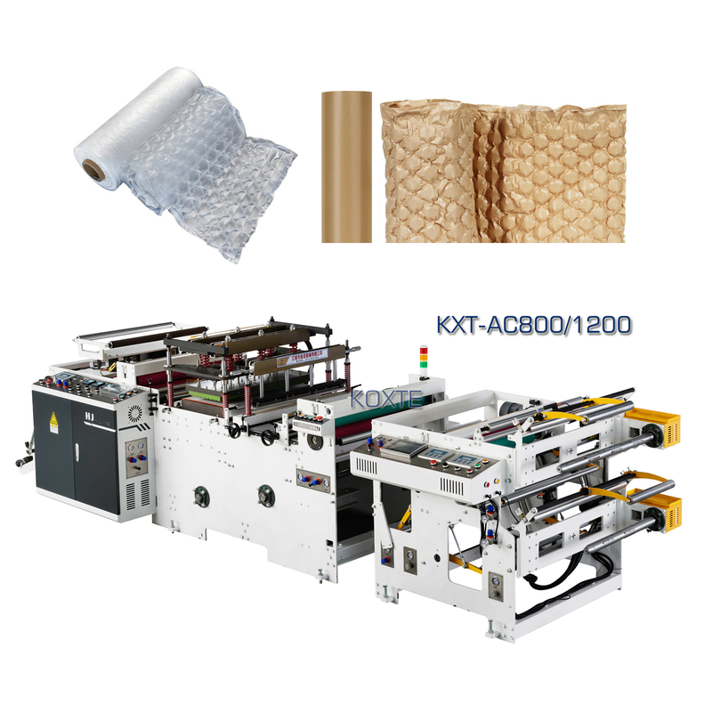 High Speed Courier Inflatable Bubble Bag Air Pillow Column Film Bag Roll Making Machine