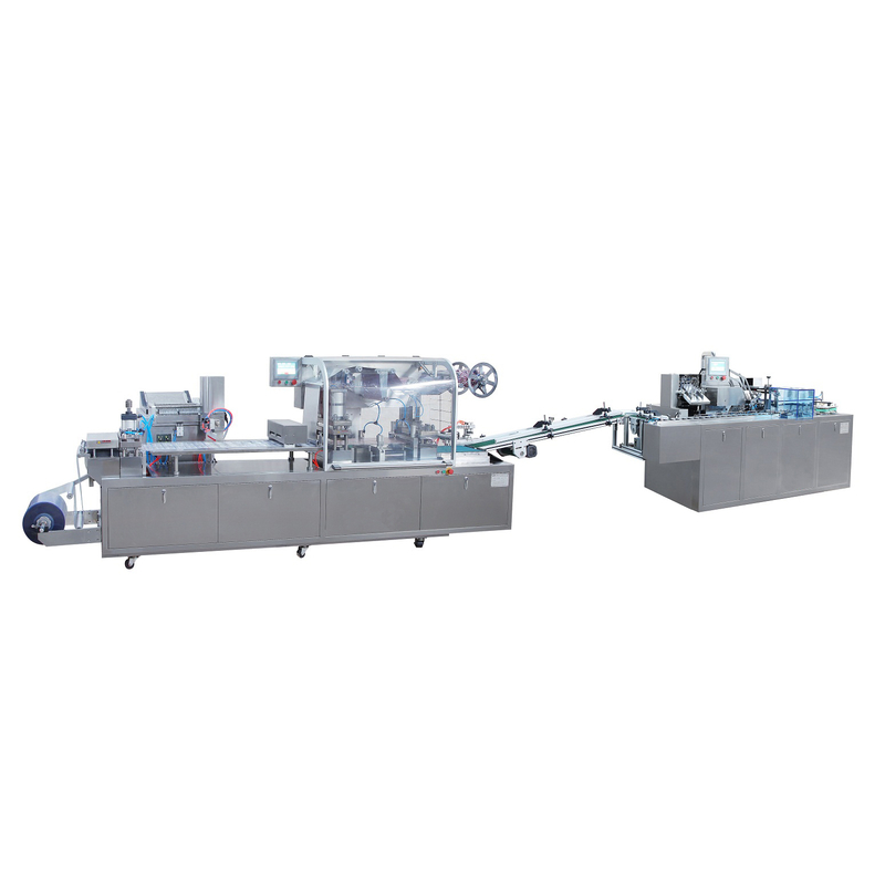 Automatic Capsules Tablets Blister-Carton Packing Production Line