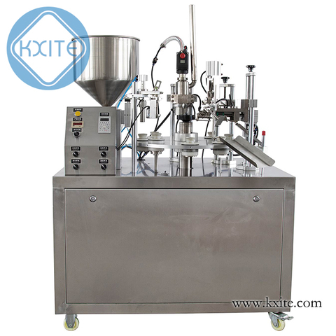 Automatic Plastic/ Metal tube Paste Cosmetic Skin Care c Use Tube Facial Hand Cream Filling and Sealing Machine
