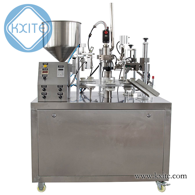 Automatic Plastic/ Metal tube Paste Cosmetic Skin Care c Use Tube Facial Hand Cream Filling and Sealing Machine