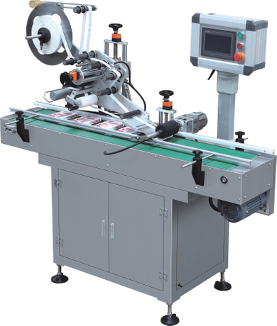 Automatic Linear Carton Box Bag Pouch Flat Plane Sticker Labeling Machine