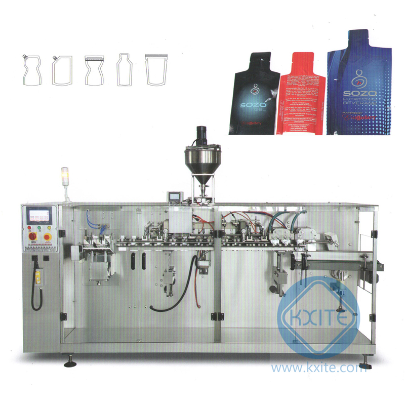 Multi-Function Automatic viscous liquid Granule Zipper Doypack Pouch Horizontal Packing Machine