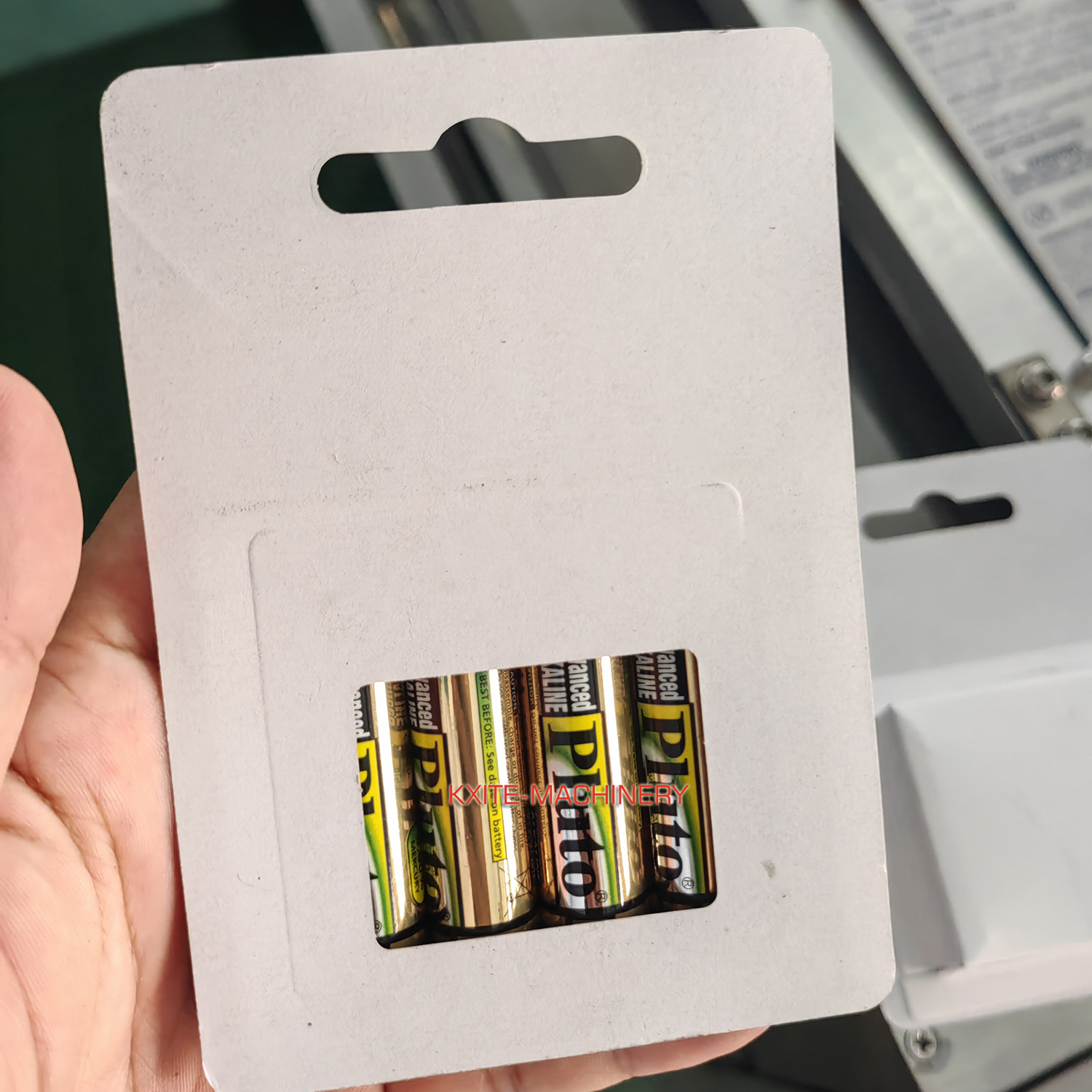  Automatic Alkaline Battery All Paper Blister Packing Machine