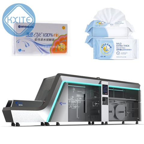 Automatic cotton soft paper towel / wet paper towel packing machine.