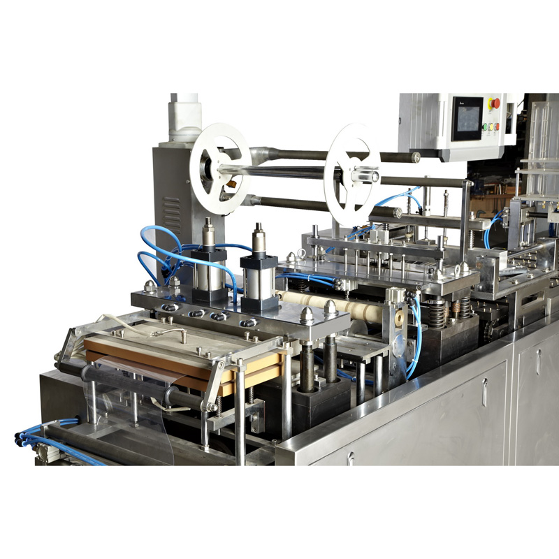 All Paper Material Glue Stick Rotary Type Automatic Paper Blister Packing Machine for ToothBrush Battery