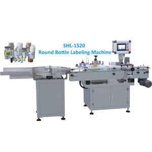  Automatic Double Side Square Flat Round Glass Bottle Sticker Labelling Machine