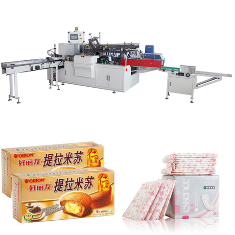 Automatic Cartoning Packing Machine with Facial Tissue Paper, Napkin Paper, Square Paper