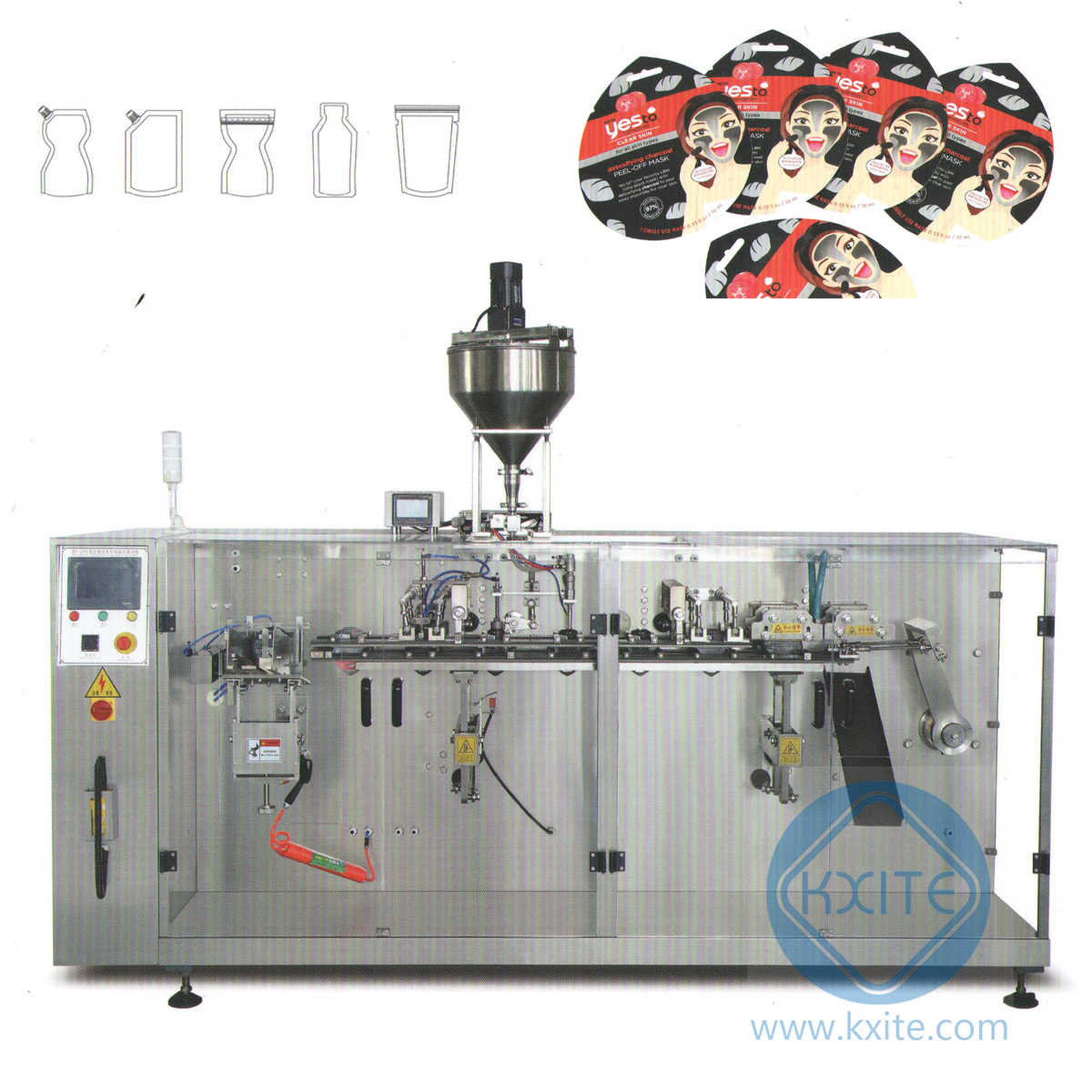 Multi-Function Automatic viscous liquid Granule Zipper Doypack Pouch Horizontal Packing Machine