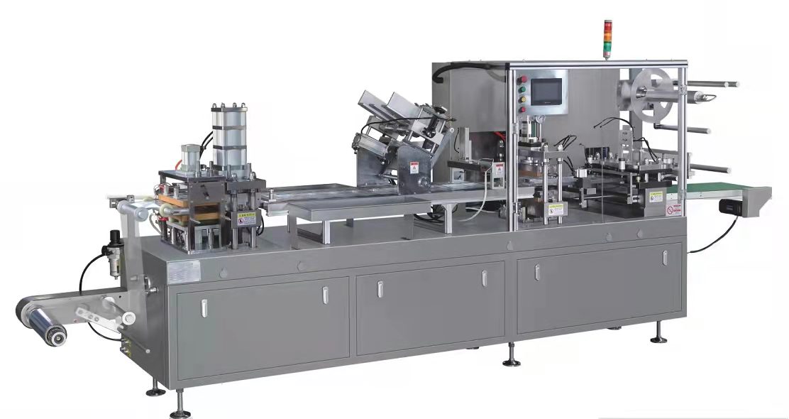 Full Automatic Solid Gum Phone Battery Plastic Paper Card Blister Packaging Machine
